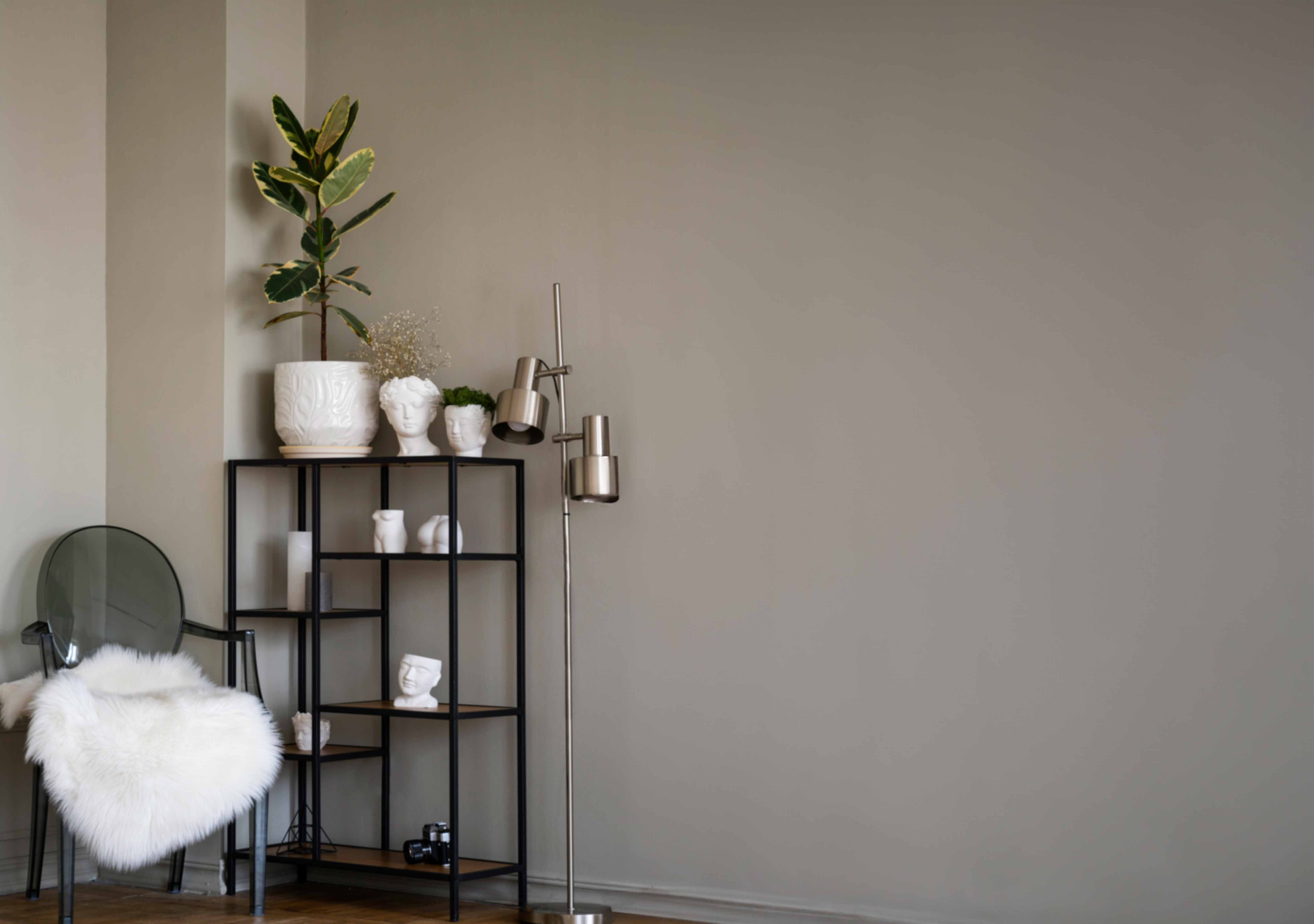 Inredning, hylla, stol