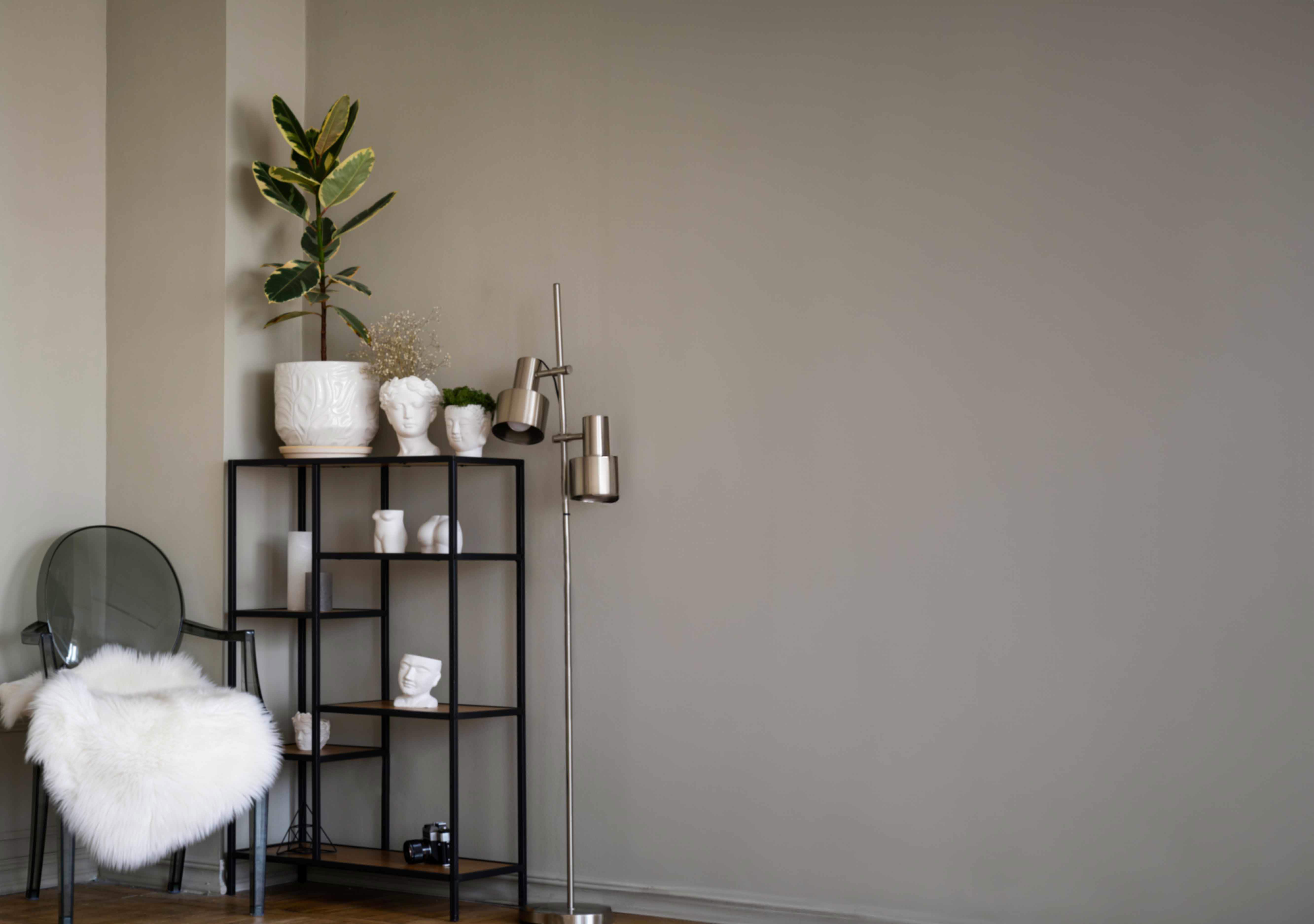 Inredning, hylla, stol