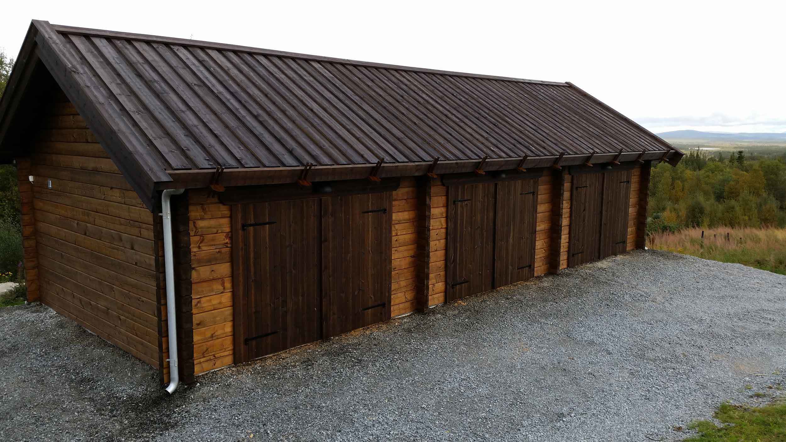 Nyproducerat hus, bygge, byggnation