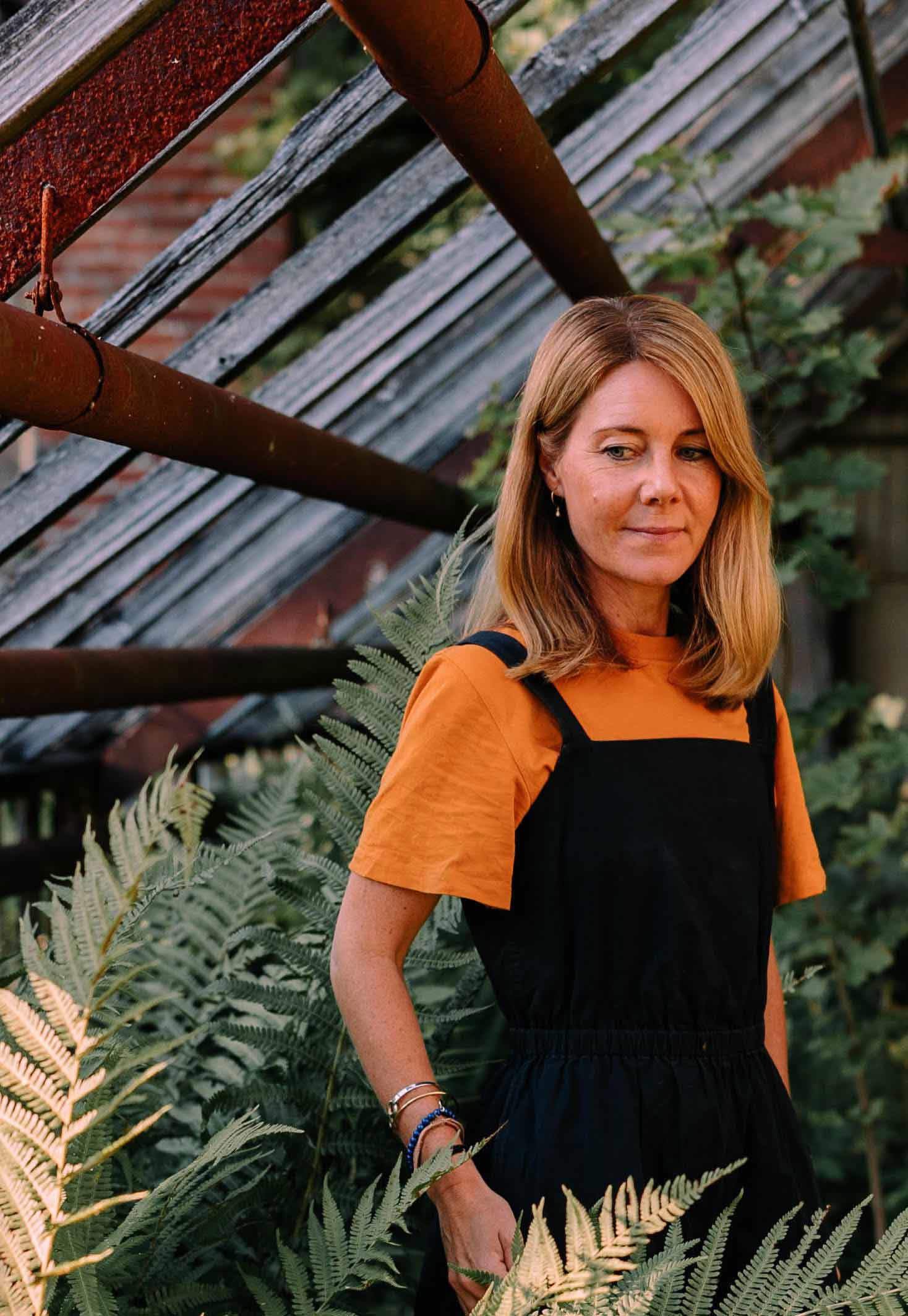 Karolina i växthus -porträtt