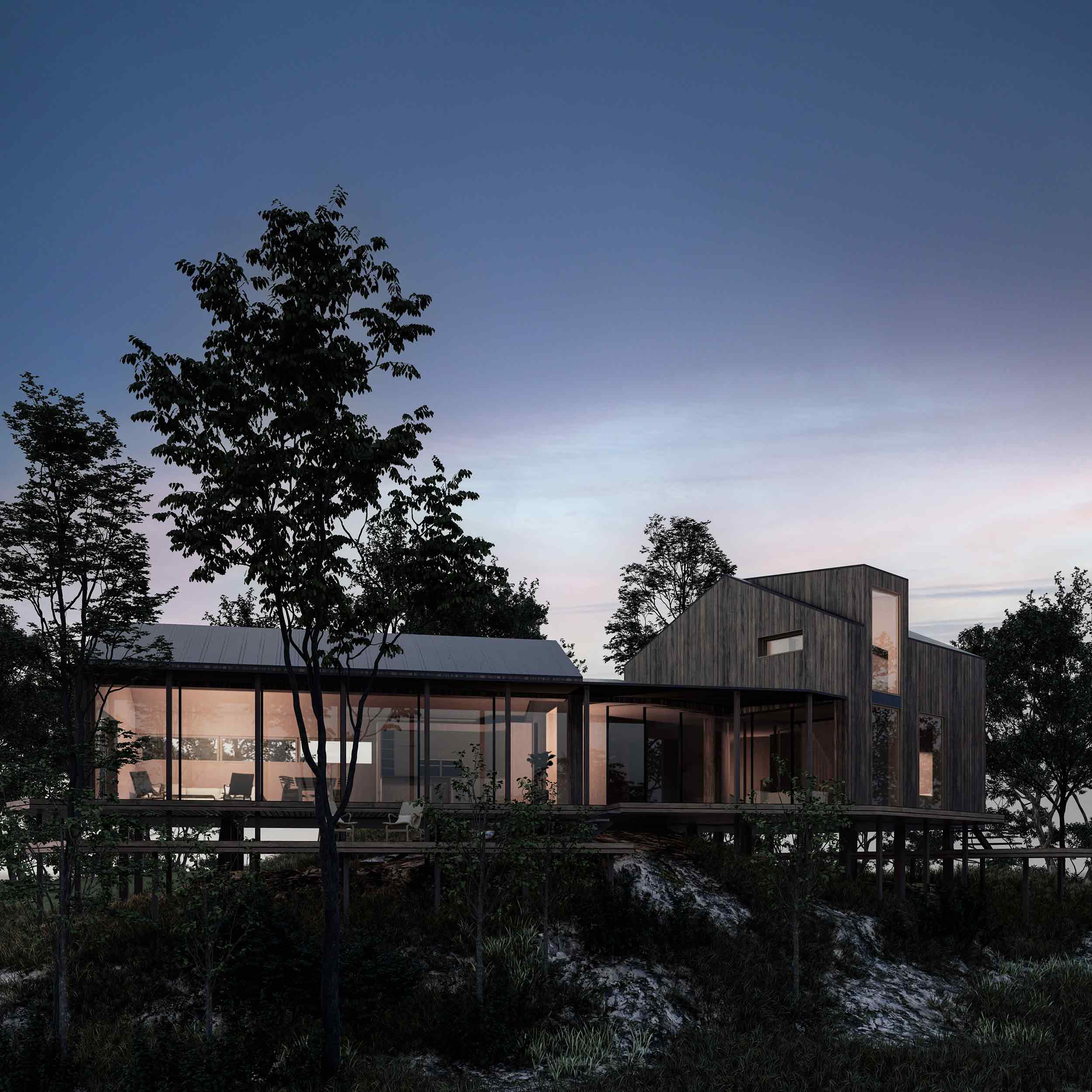 arkitektritat hus, hus, villa, ny bostad, nyproduktion