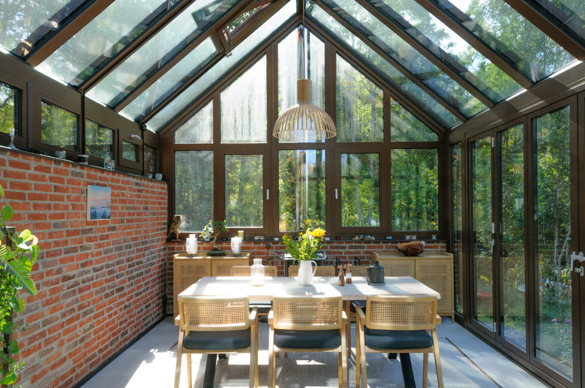 Uterum, inglasat, matbord