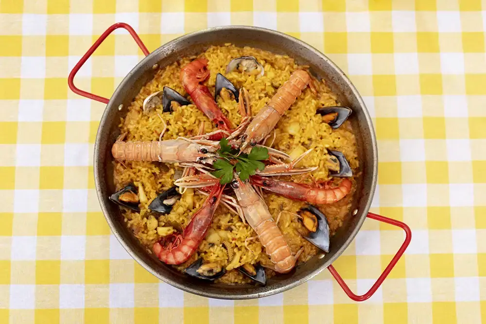 spansk mat, paella