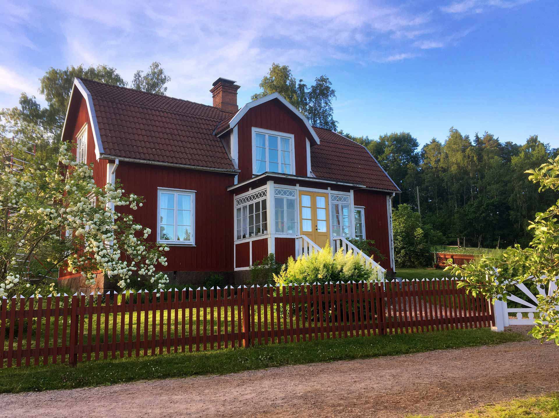 Röd villa i sverige