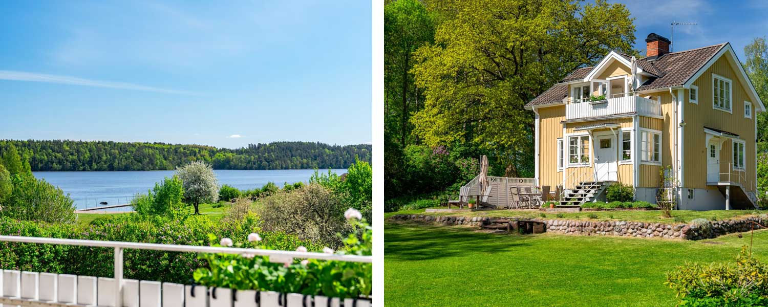 bostad till salu vid sjö