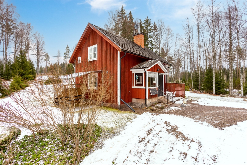 bostadshus, fritidshus, villa, röd villa