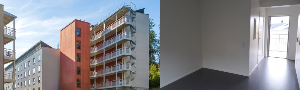 Studentboende med naturreservat runt husknuten