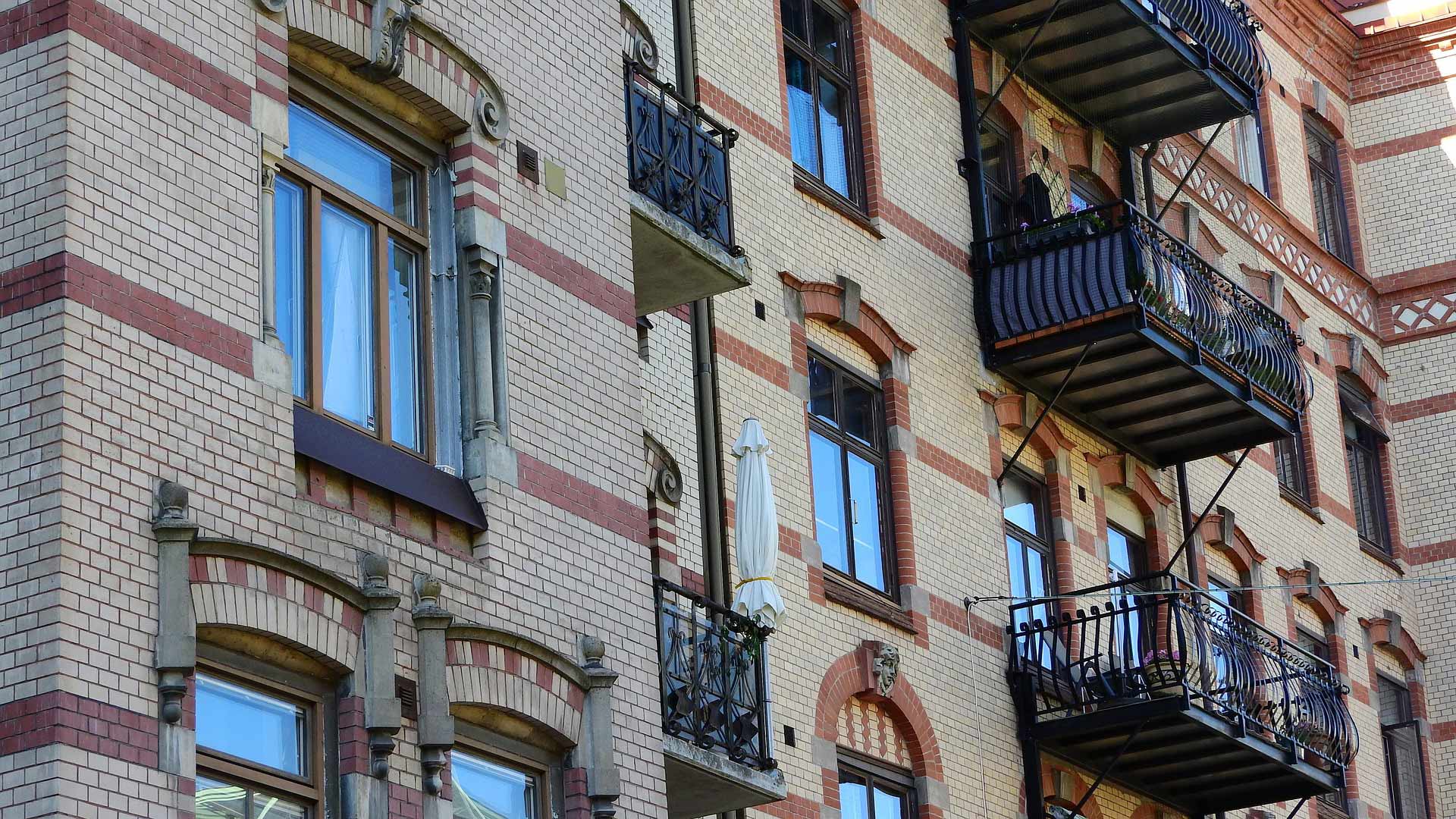 balkonger-på-flerbostadshus, fasad