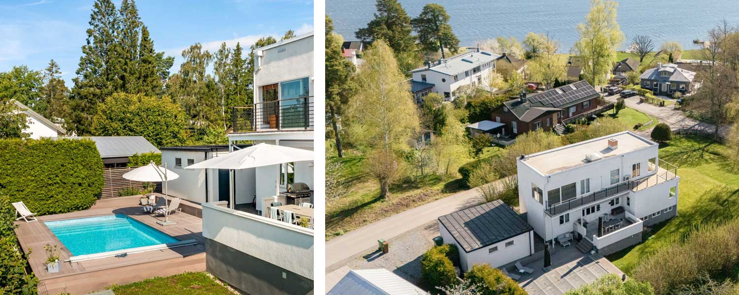 Bostäder vid havet, lyxvillor