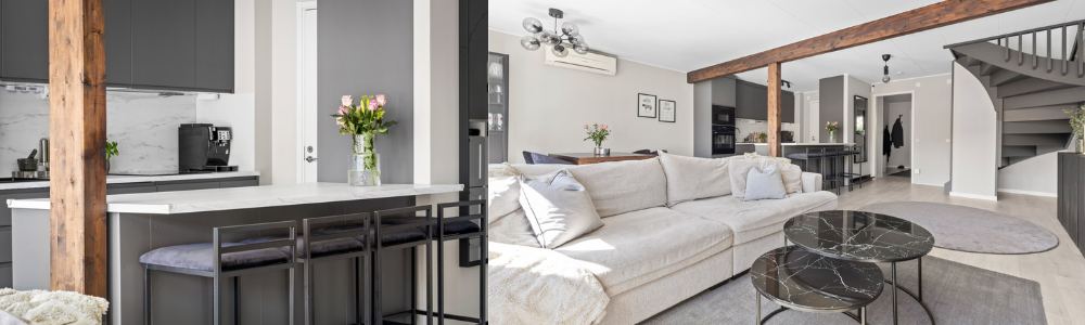 Altan i soligt söderläge med närhet till grönområde och strand