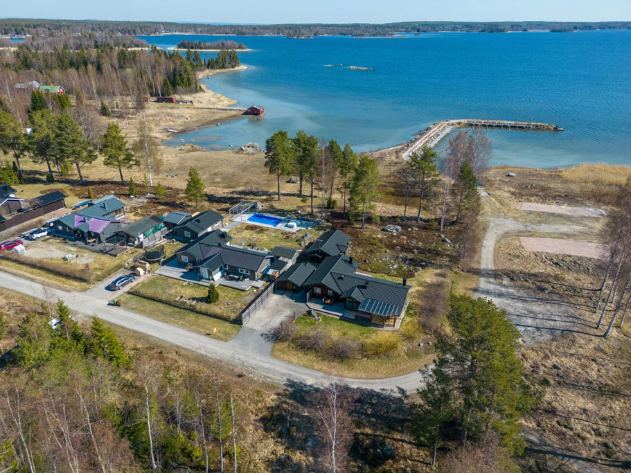 fritidshus i sundsvall, fritidshus vid havet, bostadsområde