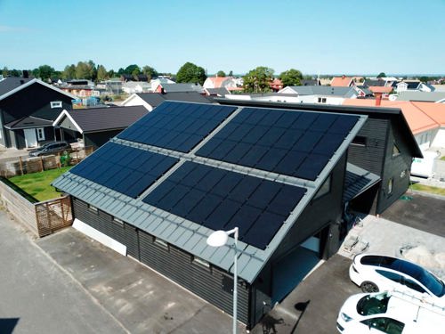 solceller på tak