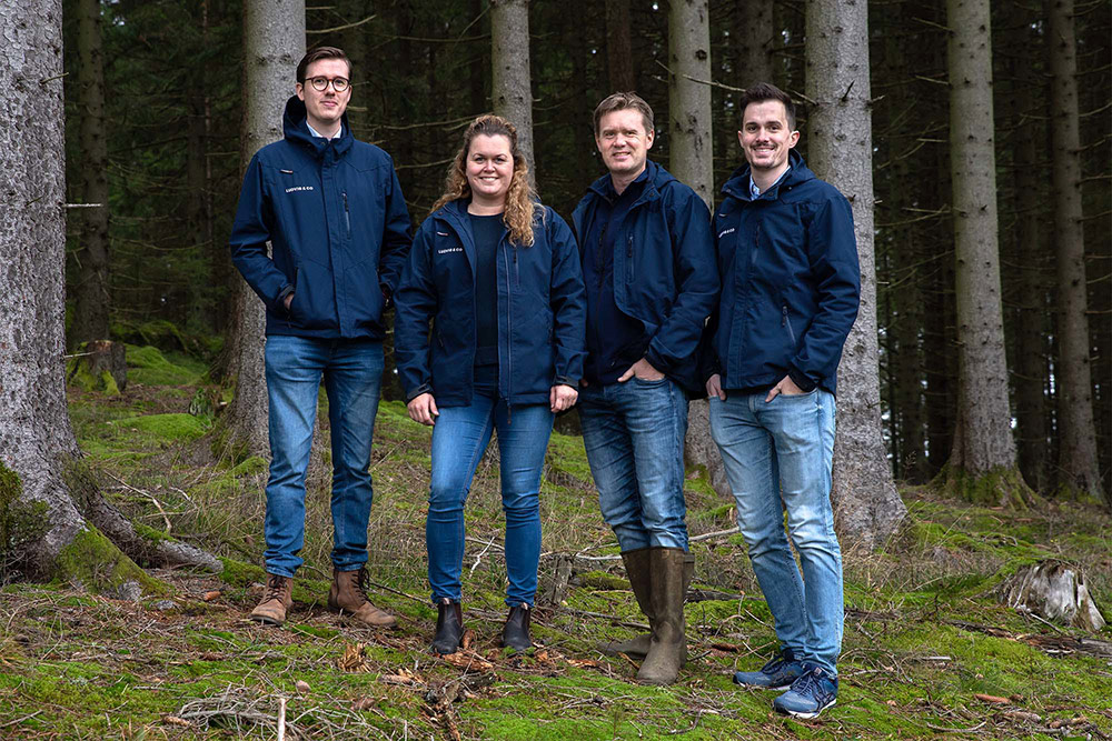 Jennie Bråthén och Ludvig & Co gruppbild