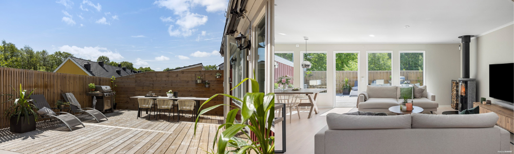 Modern villa nära lekplats