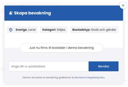 skapa bostadsbevakning