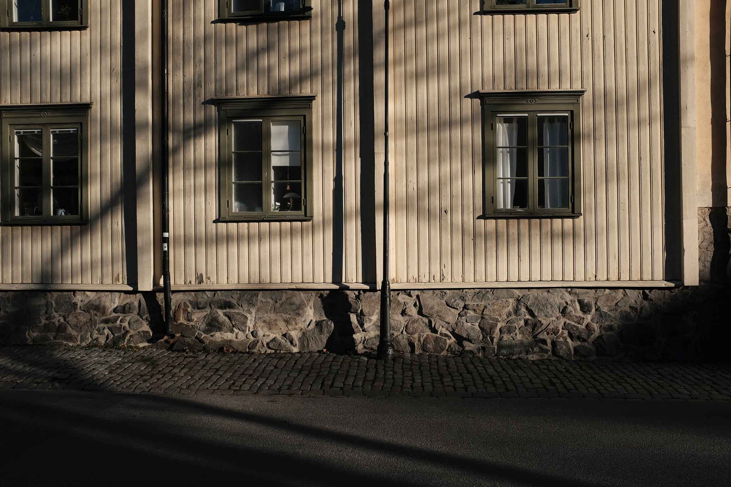 bostad, fönster, fasad