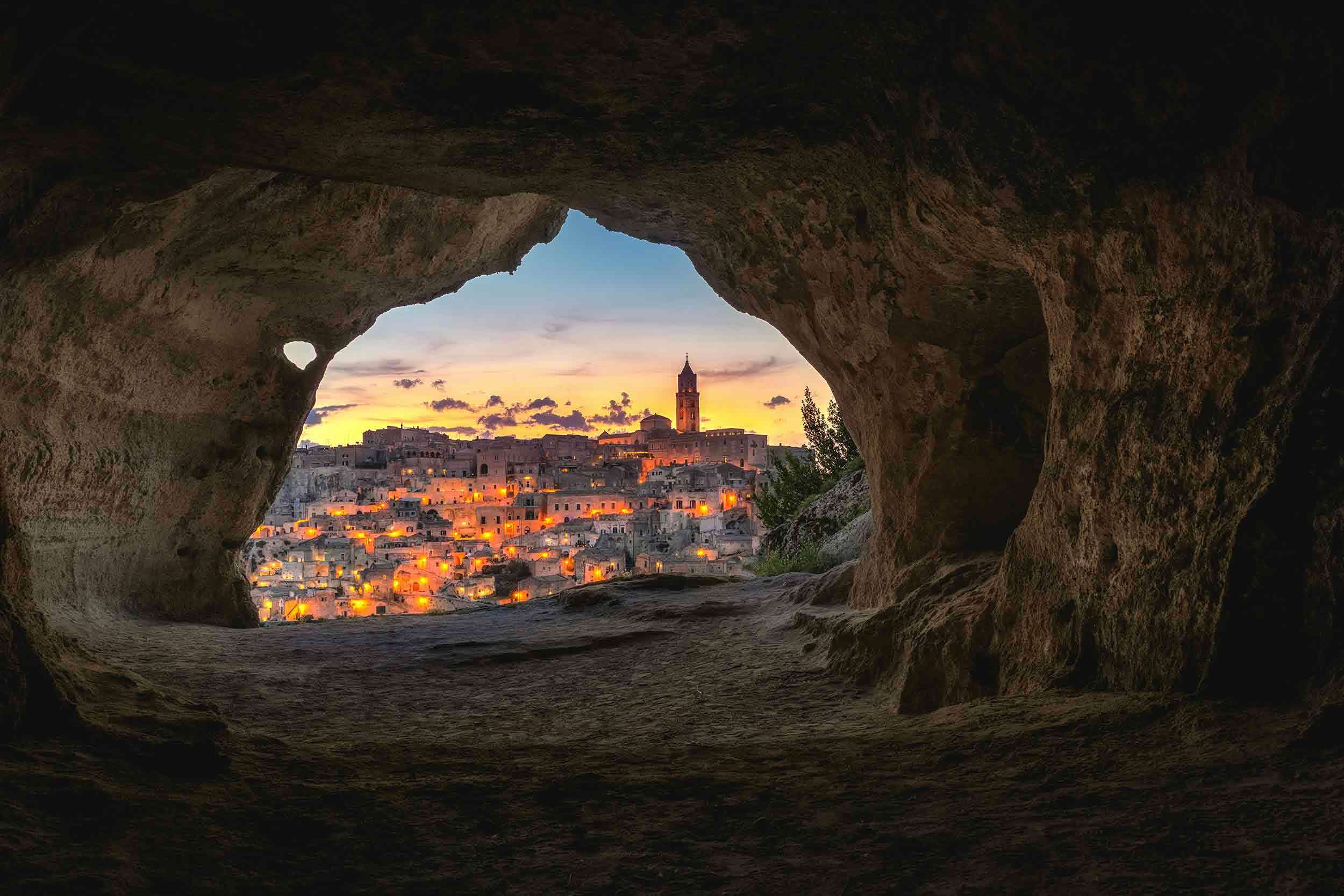 Grotta i Italien