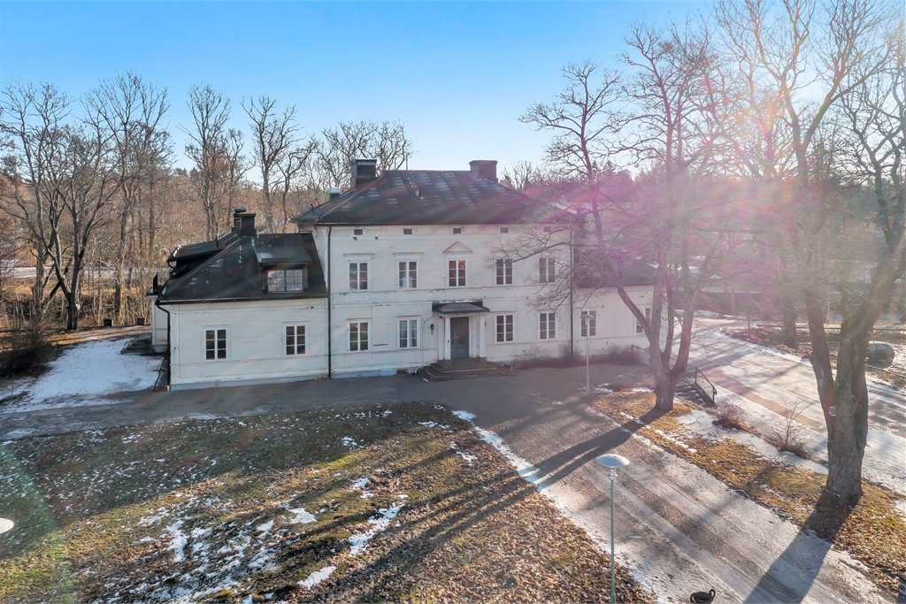 bruksplan - framsidan av en villa