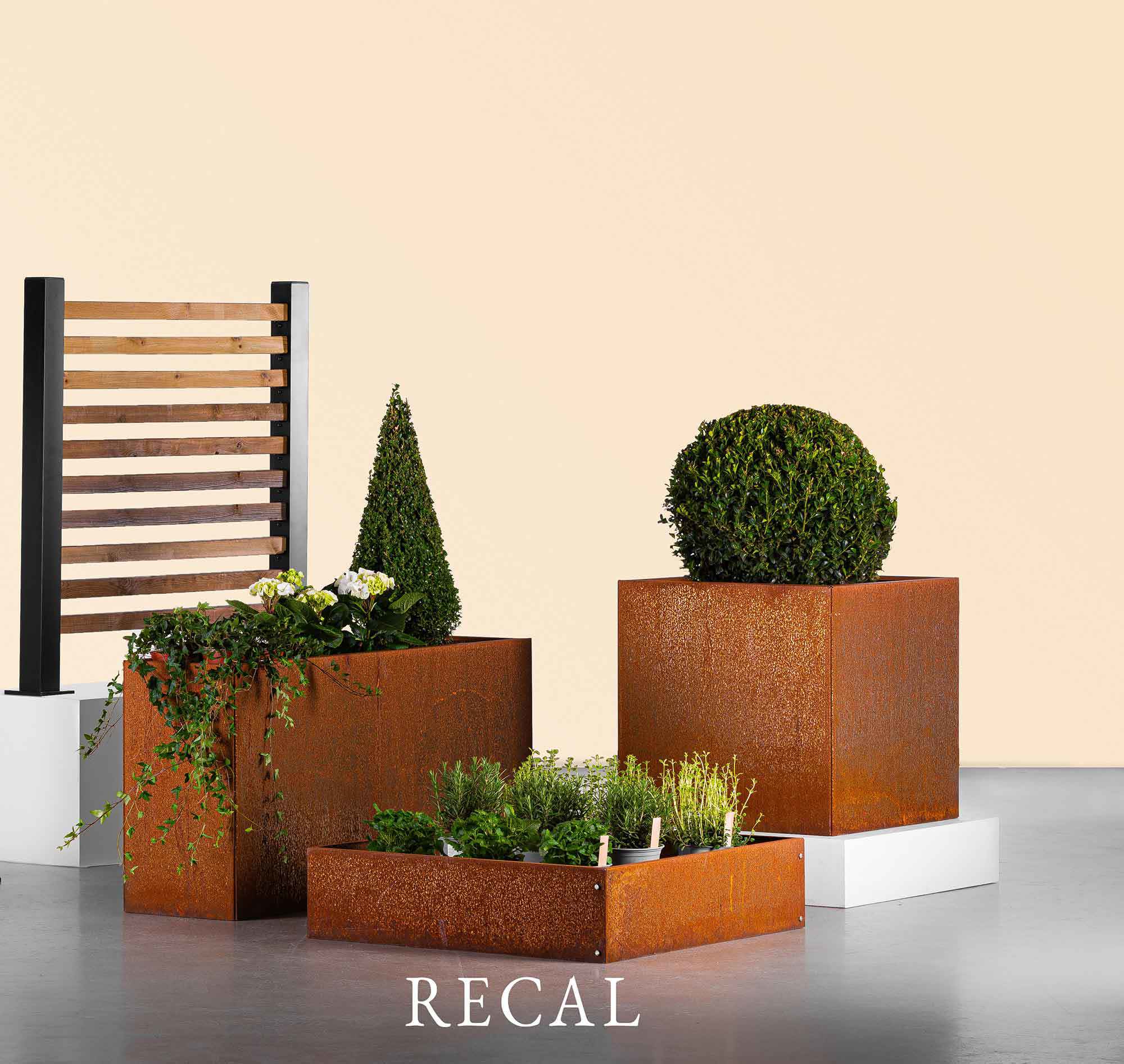 stolpar av aliminium