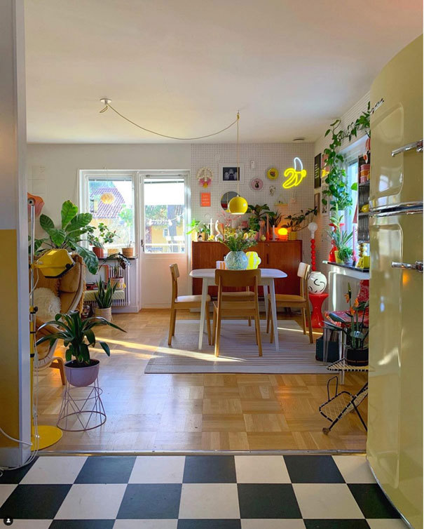 Vardagsrum, inredning, pasteller