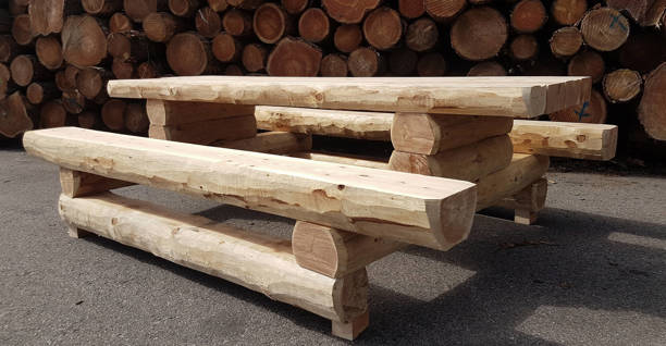 Timmerbord av hållbart trä