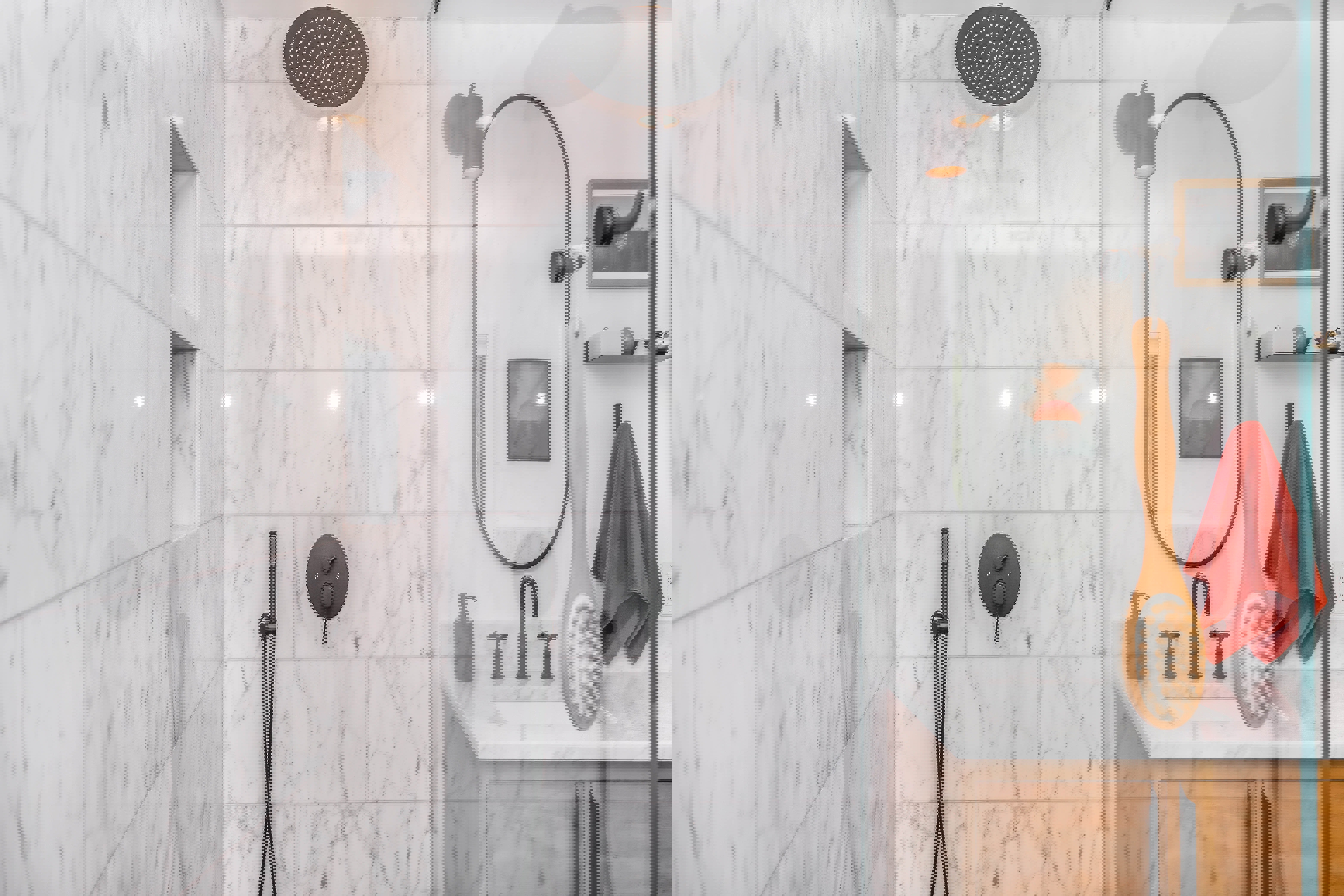 dusch, badrum, badrumsdörrar