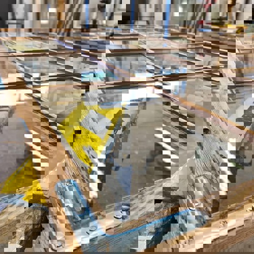 Insjustering av gammalt fönster