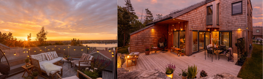 Arkitektritad designdröm i skärgårdsläge