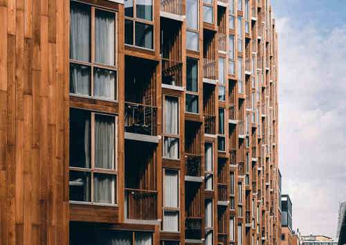 Svenskt modernt lägenhetshus